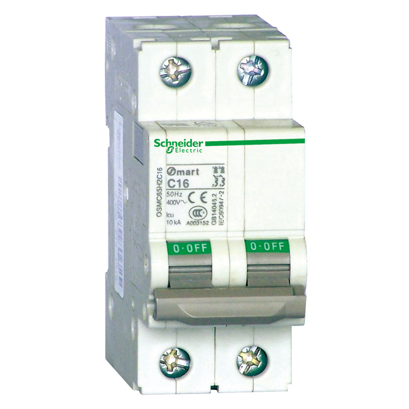 Schneider Electric OSMC65H 2P C10A Miniature Circuit Breaker