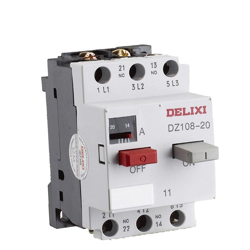 Delixi motor circuit breaker DZ108-20/10 1A; DZ10820110