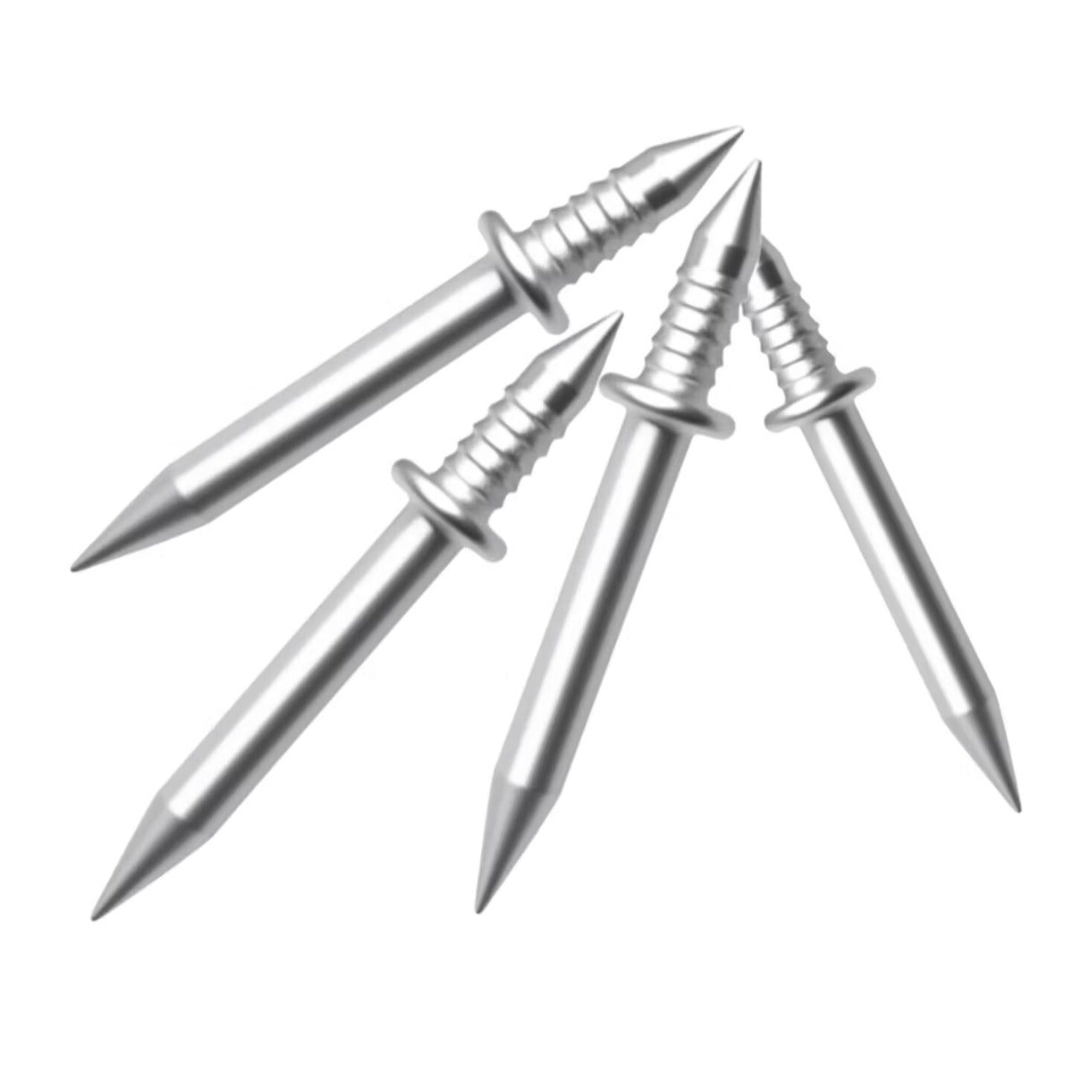 Huabi double-ended, traceless nails, 27mm, 100 pieces (includes 1 socket wrench) for solid wood baseboards.