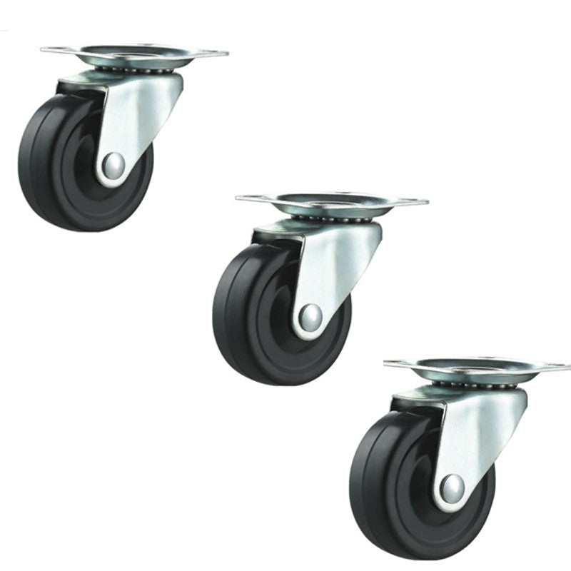 Tuten Small Cabinet Casters - Set of 4 Matching Wheels