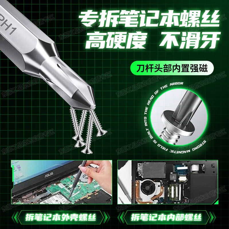 Eastern Tools Laptop Cleaning Kit, Thermal Paste Replacement, Anti-static Computer Disassembly and Cleaning Tool Kit, Fan Cleaning, Screwdriver