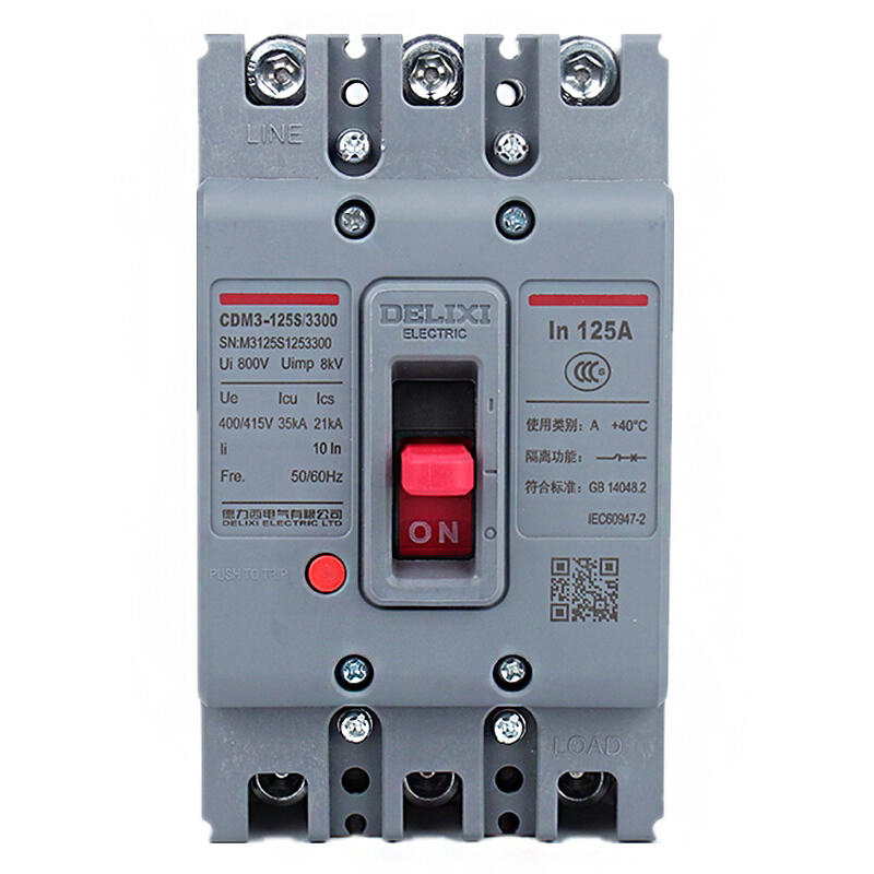 Delixi CDM3-125S/3340 63A Molded Case Circuit Breaker AC230V