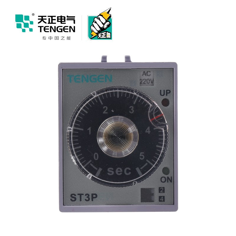 Tianzheng Electric TENGEN ST3PA-B DC24V rail-mounted time relay 03040160020