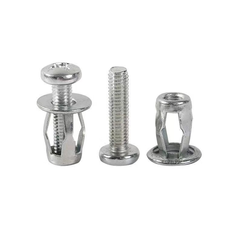 Xiaofeng Precision Manufacturing Petal Expansion Nut Screw Rivet Hollow Fixing Clip M6 (12 mm) [10 pieces]