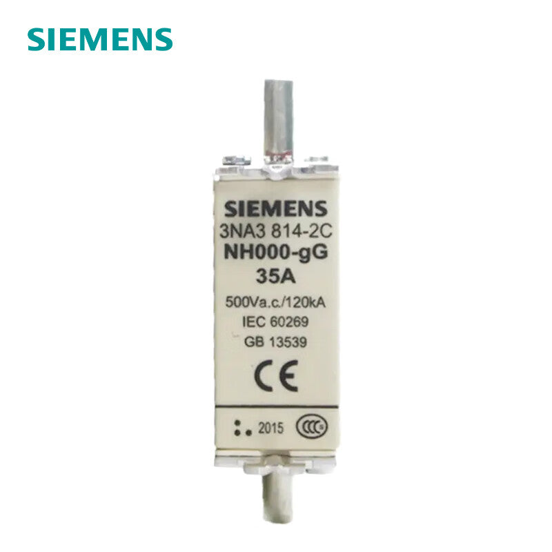 Siemens 3NA knife type 35A AC120KA/DC25KA gL/gG 500VAC/440VDC 3NA38142C fuse body