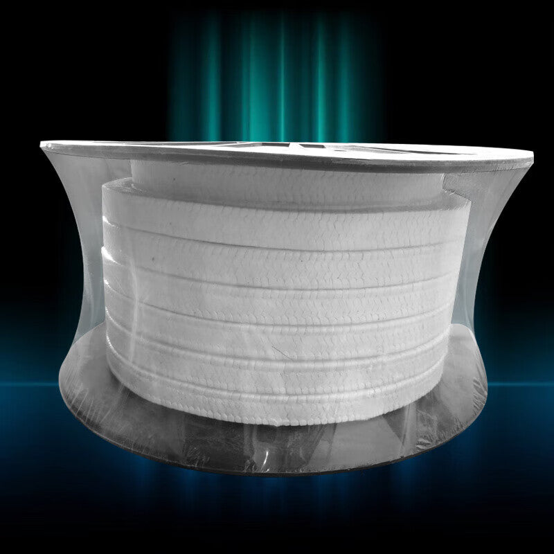 Kanggongda PTFE packing, corrosion resistant, high pressure, PTFE, Teflon, white polytetrafluoroethylene packing ring seal packing, PTFE rope