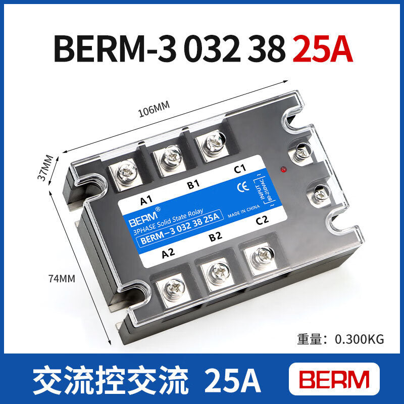 BERM-3 032 38 25A 380V AC Solid State Relay