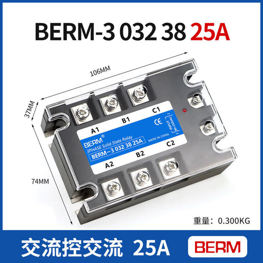 BERM-3 032 38 25A 380V AC Solid State Relay
