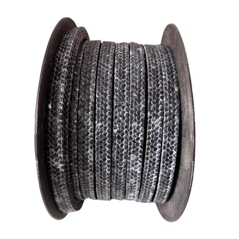 Yonghao Yinghong carbon fiber packing, high carbon fiber wear-resistant packing for gearboxes, valves, and pumps, customizable 10*10mm, price per meter.