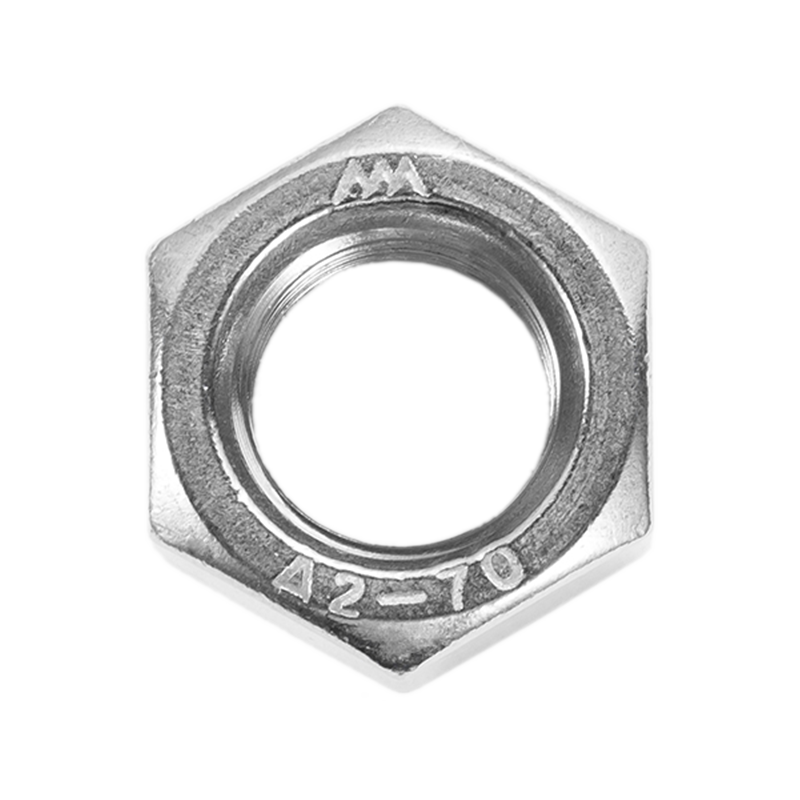 AOZHAN 304 Stainless Steel Hex Nuts M5-0.8 GB6170-2000 [50 pieces]