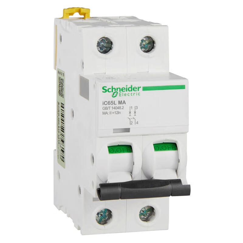 Schneider Electric Acti9 iC65L MA 2P 10A Miniature Circuit Breaker