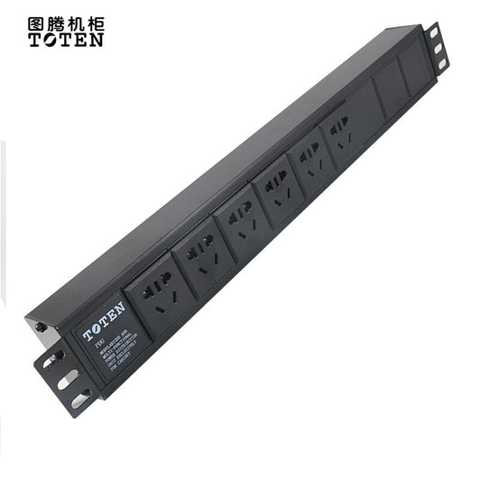 Totem TOTEN 6-Bit 10A Industrial Power PDU with 3m Cable