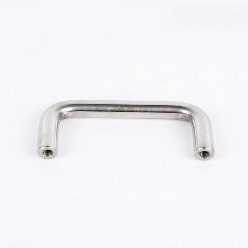 Deqi Stainless Steel Door Handles, Modern Minimalist Wardrobe Door and Cabinet Drawer Handles, Solid Stainless Steel U-Shaped Handles, 304 Steel, 14*L150*50*M8