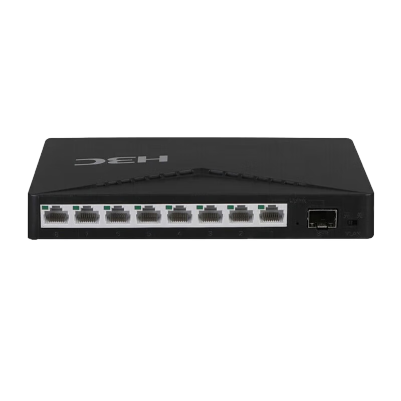 H3C S1209F 8-port Gigabit switch 1 Gigabit optical port non-network management plug-and-play enterprise-level switch network monitoring network cable splitter splitter