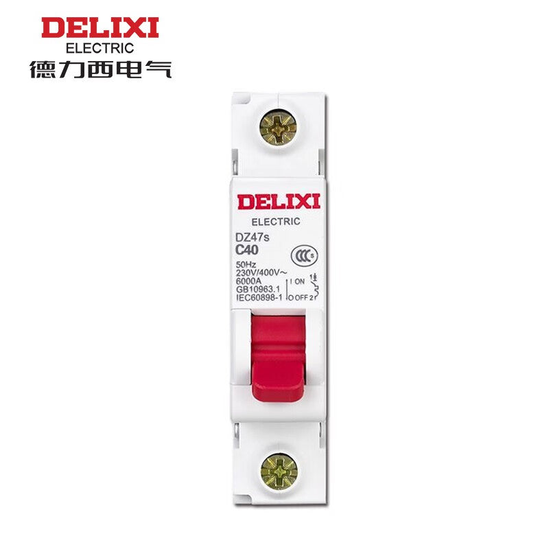 Delixi DZ47s 1P C 40A 6KA 230/400VAC DZ47SN1C40 miniature circuit breaker