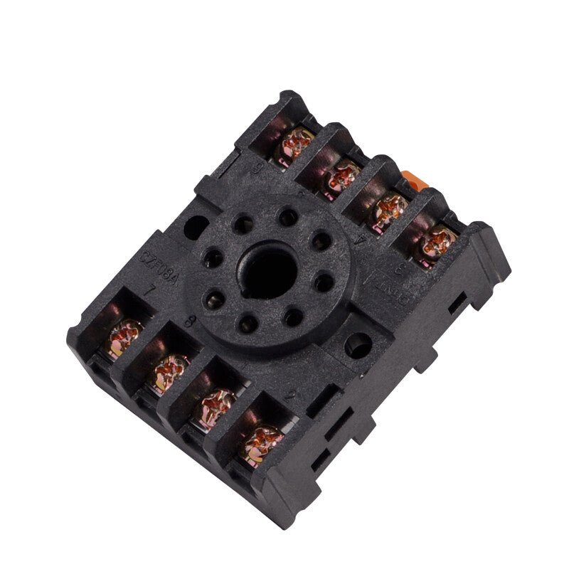 Chint (CHNT) JTX-2C-DC12V small relay high power electromagnetic relay garden 8 feet (relay + base)