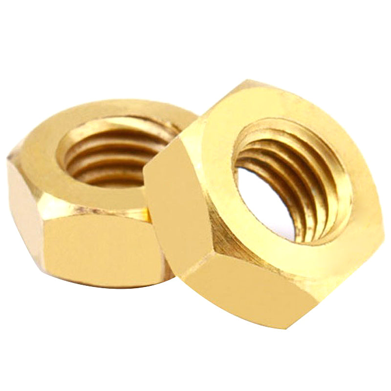 Hesterig JG-678 Copper Hex Nuts, Bolt Caps, Screw Caps, Nuts DIN934 M6 (62 Copper, 50 pieces)