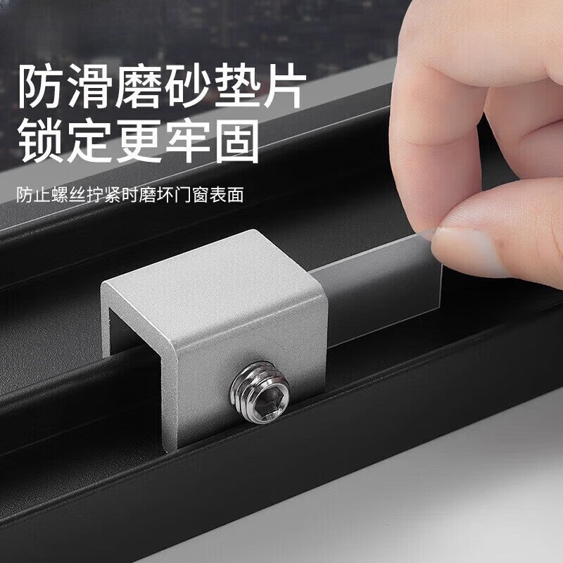 Duo window limiter safety lock to prevent falls from windows, window latches for sliding windows, aluminum alloy door and window locks.