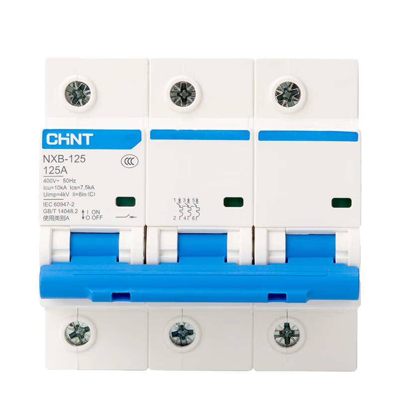 Chint NXB-125-3P-C125 Overload Protection Circuit Breaker