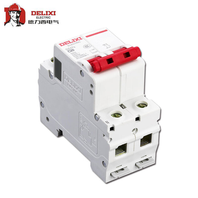 Delixi DZ47s C Type 2P 20A Small Circuit Breaker