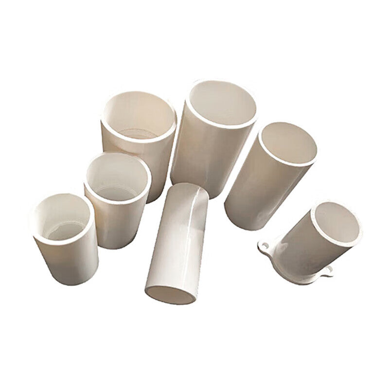 Steel-reinforced PVC conduit, white, direct-connector, extended fittings, one price, diameter 32mm.