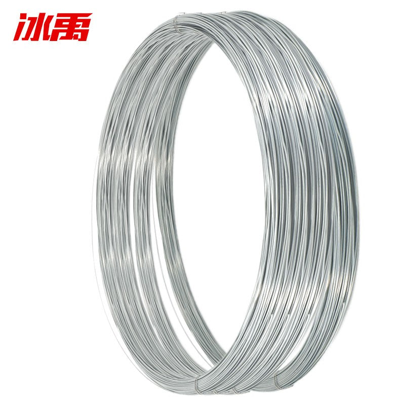 Bingyu BY-799 Galvanized Iron Wire for Industrial Use, Construction Wire Binding Straps, 14#, 2.2mm Thickness, 30kg, Approx. 1006 Meters