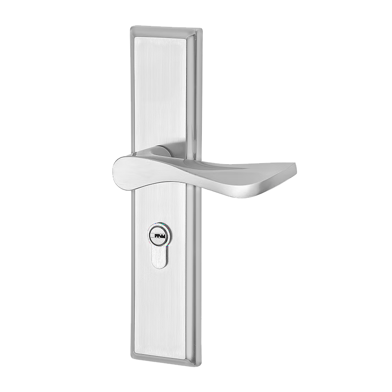 Du'ao bedroom door lock, household universal room door lock, wooden door handle, room door lock, square plate, double tongue, double groove.