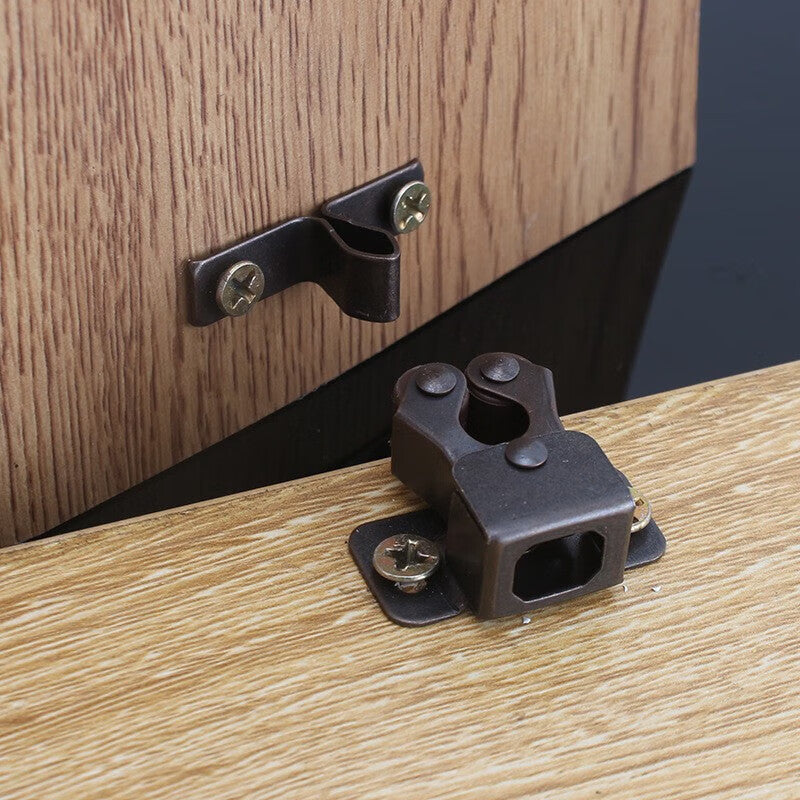 Deyu Crafts Products - Door Stoppers for Cabinets, Flat Bottom, Gold, 10pcs/with Screws
