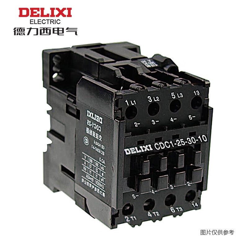 Delixi Electric CDC1-25-30-10 380V AC 1NO Universal Contactor