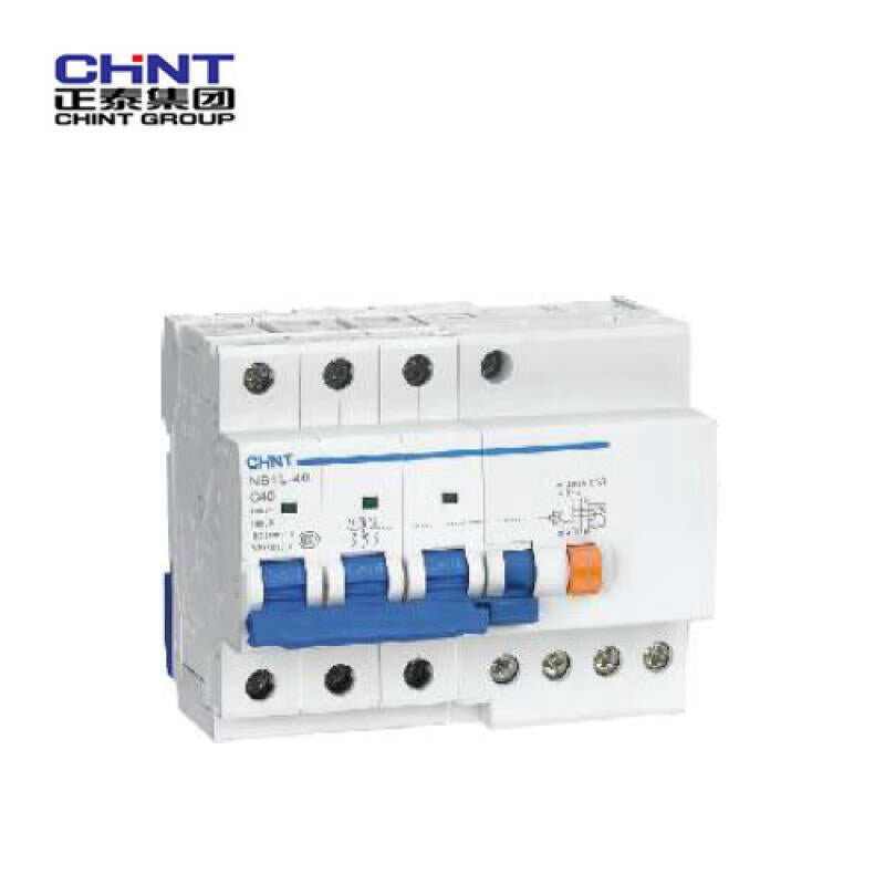 Chint NB1L-40 3P+N C10 30mA(R) Circuit Breaker