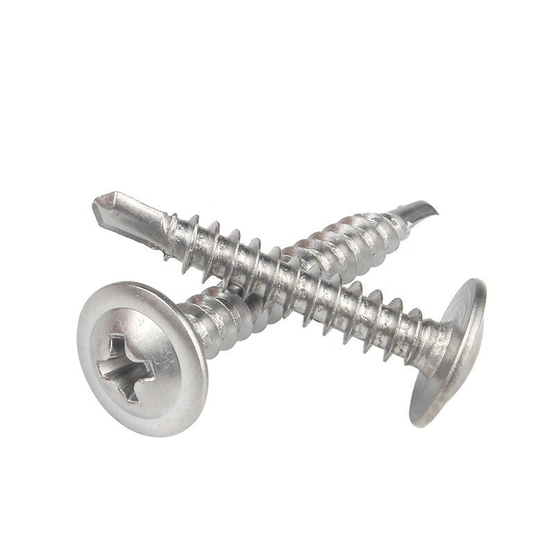 Kyoshi self-drilling screws, dovetail screws, 410 stainless steel washer screws (100 pieces/pack) ST4.8*38mm