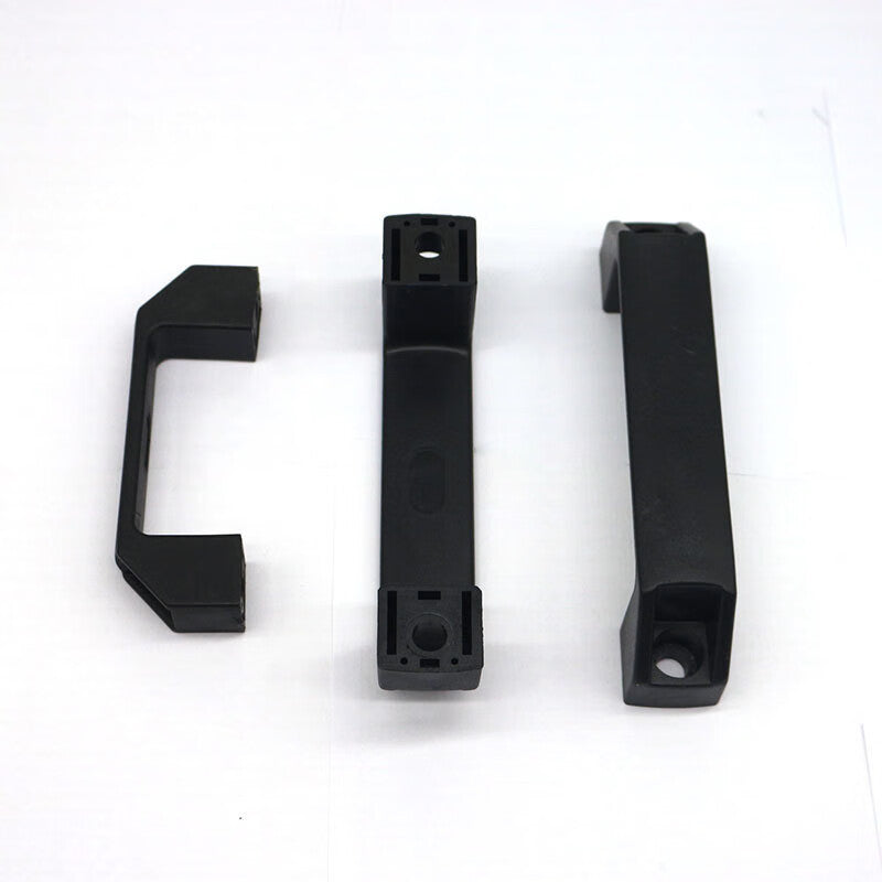 Deqi square door handles, nylon plastic industrial machinery handles, cabinet and toolbox handles, plastic hole spacing 180mm