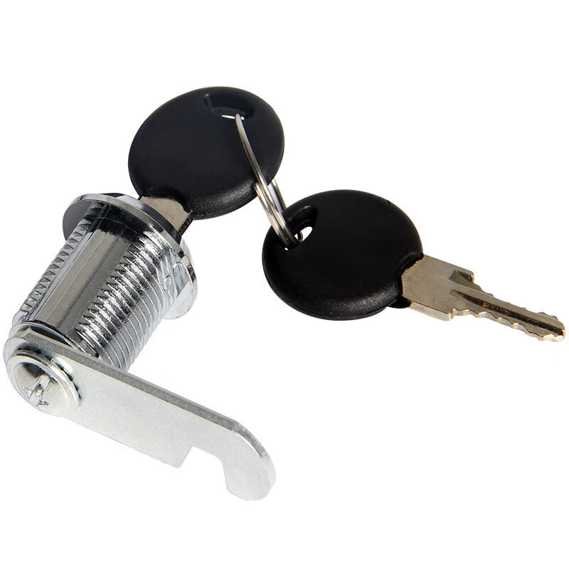 Heyucheng Rotary Latch Lock, Filing Cabinet Lock Cylinder, Employee Office Cabinet Lock, Storage Cabinet and Wardrobe Lock, Metal Cabinet Lock, Drawer and Mailbox Lock, 30mm Length - Standard Opening [6-pack]