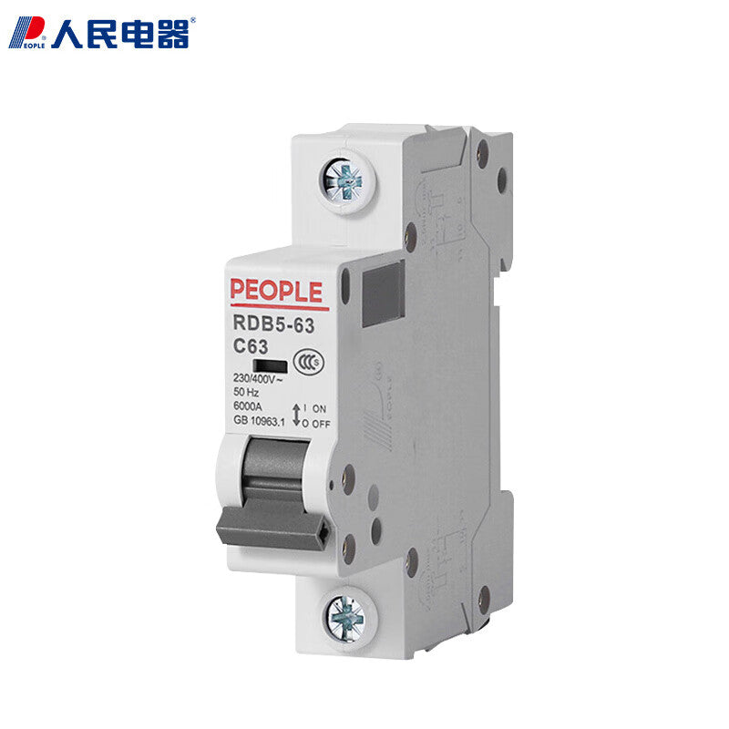 People's Electric Small Circuit Breaker RDB5-63 C4 1P