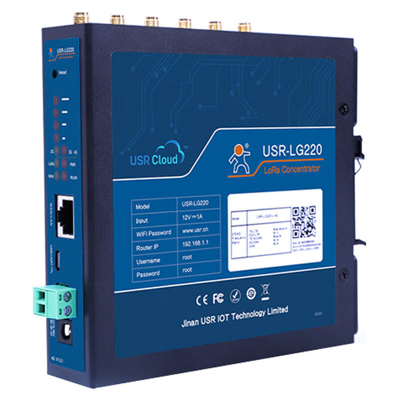 Someone (LonHand) lora gateway concentrator wireless data transmission radio self-organizing network private protocol does not support 2/3/4G-10 USR-LG220-L-10 full network