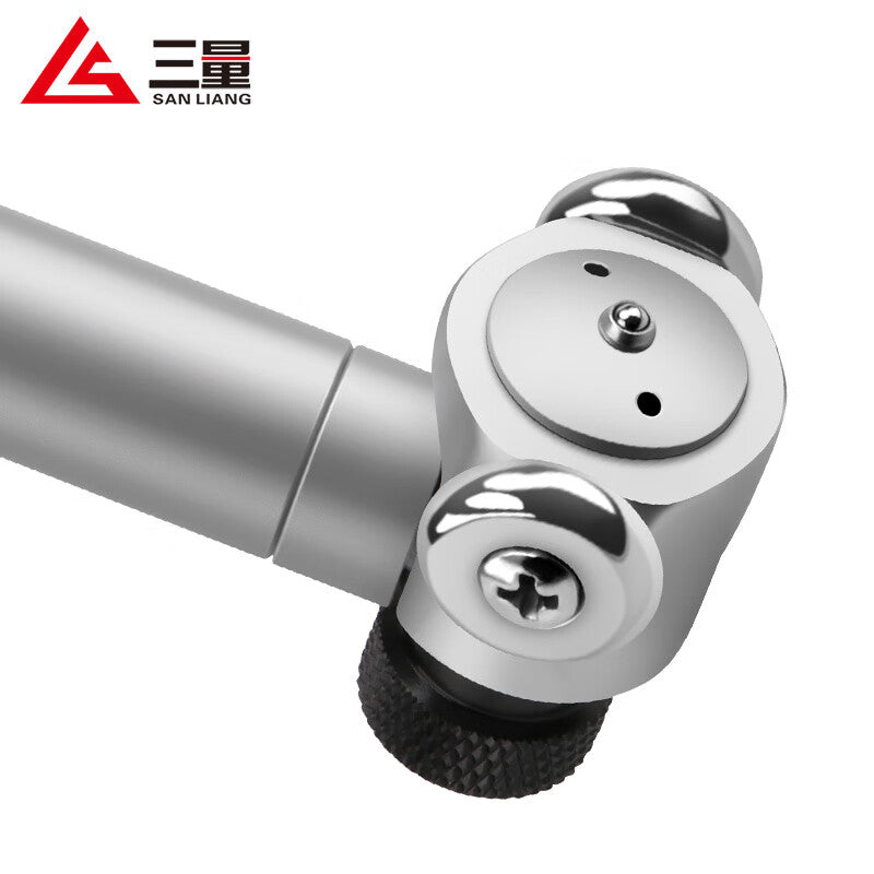 Three-dimensional dial indicator, inner diameter indicator, 6-10mm cylinder gauge set, 0.001 JDV47, range 35-50mm.