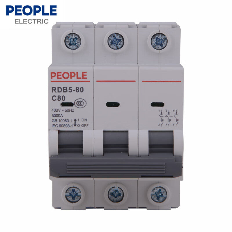 PEOPLE RDB5 Series 100A C Type 3P Air Switch