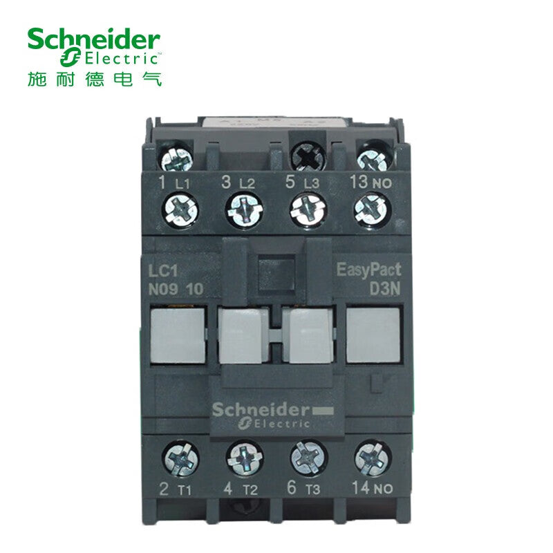 Schneider contactor 24VAC coil voltage EasyPact D3N 3P 9A 50Hz auxiliary contact 1 open/1NO LC1N0910B5N AC contactor