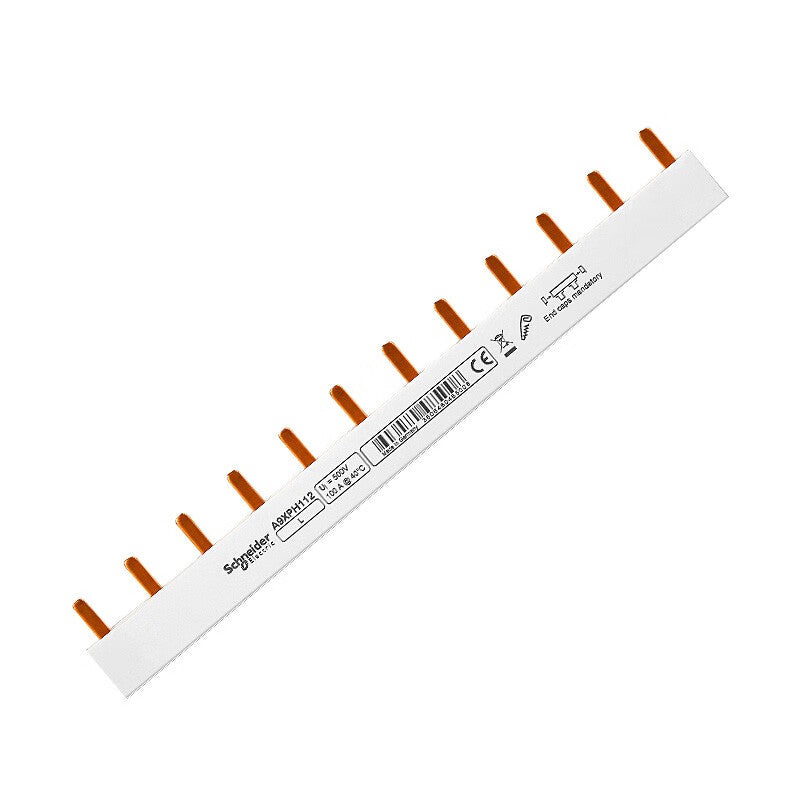 Schneider bus 1P 12-circuit connection copper bar wiring bar vanity busbar circuit breaker air switch wiring bar A9HLP112