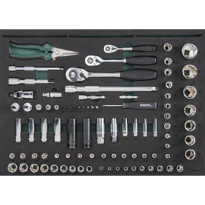 SATA 188-piece Automotive Maintenance and Repair Kit (6-drawer tool cart); 09946