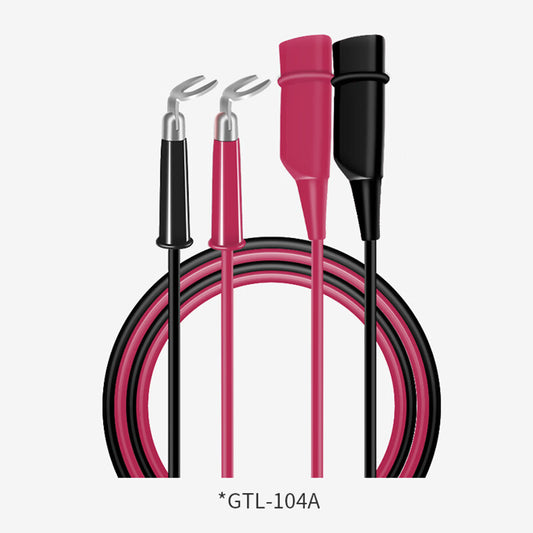 GWINSTEK GTL-104A U-shaped alligator clip DC power output cable test cable (maximum current 10A)
