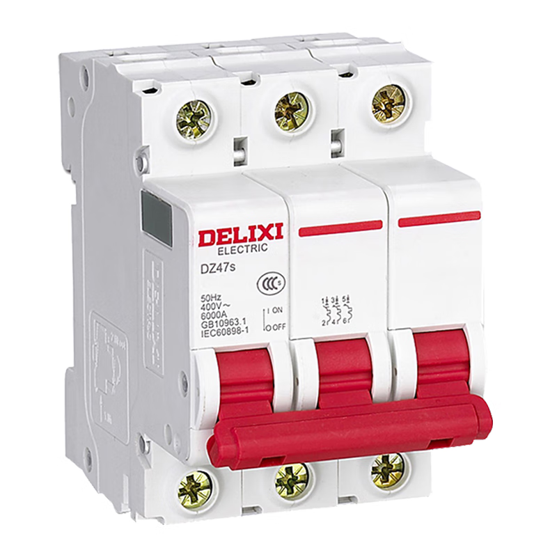 Delixi DZ47s 3P C 13A 6KA 400VAC DZ47SN3C13 miniature circuit breaker