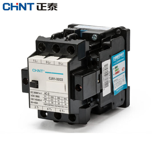Chint CJX1-32/22-110V AC Contactor 2NO 2NC