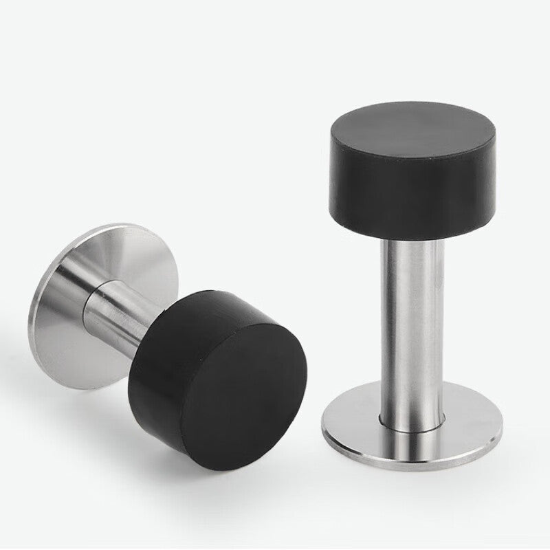 Deqi 304 Stainless Steel Door Top, Drill-Free or Drill-Free Glass Door, Security Door, Door Stopper, 100mm Drilling + Drill-Free