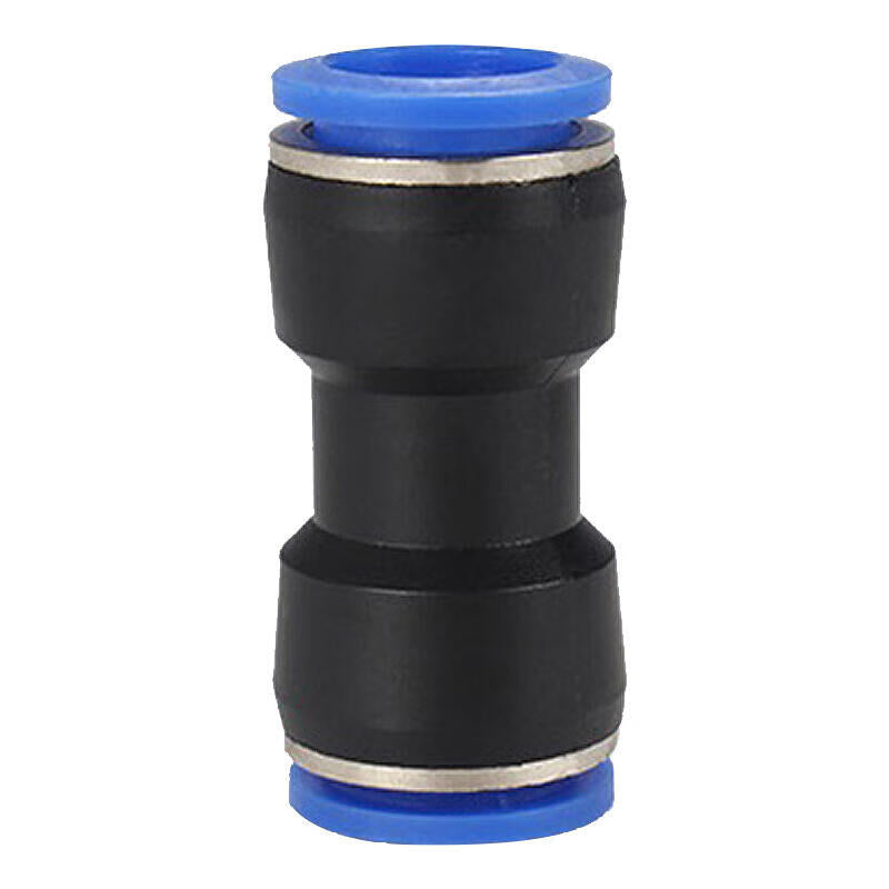Yahai PU-4 Straight-Through Quick-Connect Fitting - Blue-Black