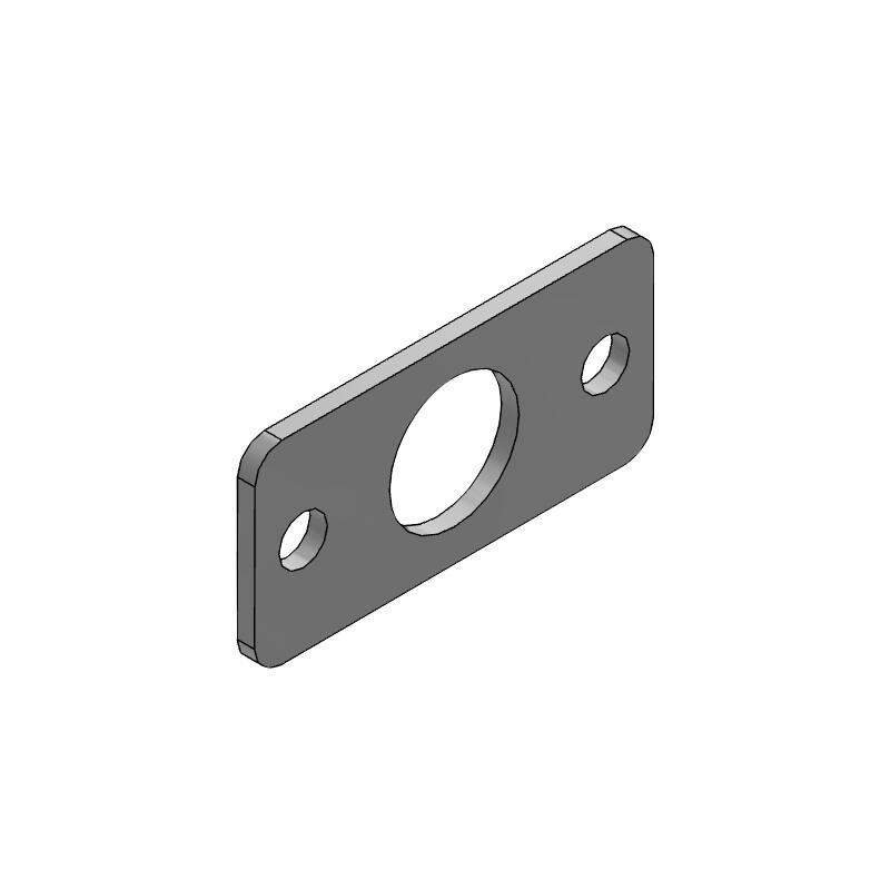 AirTAC cylinder mounting accessories, rod side flange bracket; F-MPG10FA