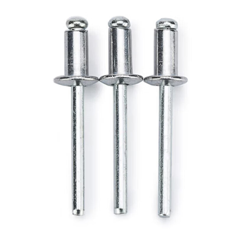 Jingti 304 Stainless Steel Blind Rivets, Semi-Steel Blind Rivets, Round Head Blind Rivets, Open Tenon Rivets, Decorative Rivets, M4*6 (100 pieces) Unit: Package