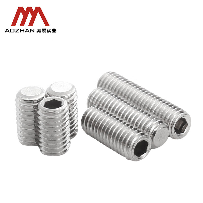 AOZHAN 304 Stainless Steel DIN913 Socket Head Screws, GPH M5*6 Series (4000 pieces/box)