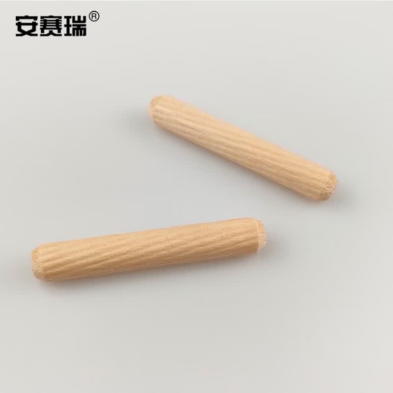 Anselry Round Dovetail Furniture Connector with 500 Wooden Plugs, Nails, Wedges, Sticks, and Pole-shaped Pole, M8x40mm, 5D00091