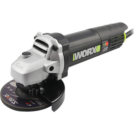 WORX 100mm 750W angle grinder with rear switch